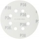 Круги абразивные шлифовальные перфорированные на ворсовой основе под "липучку" (Р36, 125 мм, 5шт.),  CUTOP Profi