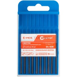 Сверло по металлу cutop special, hss-g, 2 х 49/21 мм (10 шт)
