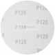 Круги абразивные шлифовальные на ворсовой основе под "липучку" (Р120, 125 мм, 5шт.), Cutop Profi